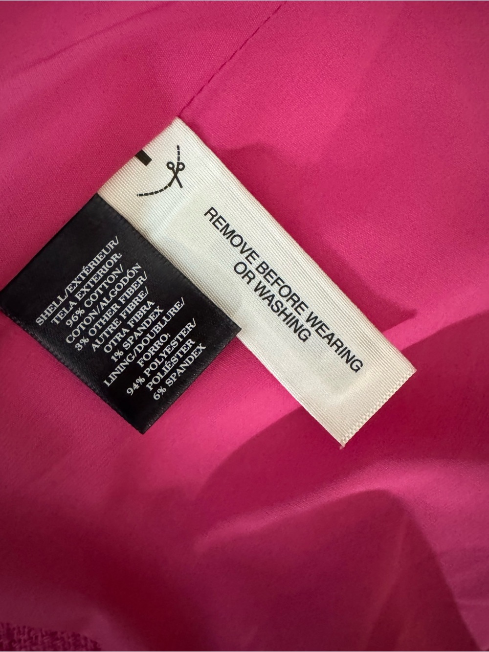 Ann Taylor Textured Blazer in Vibrant Hot Pink - Picture 11 of 11